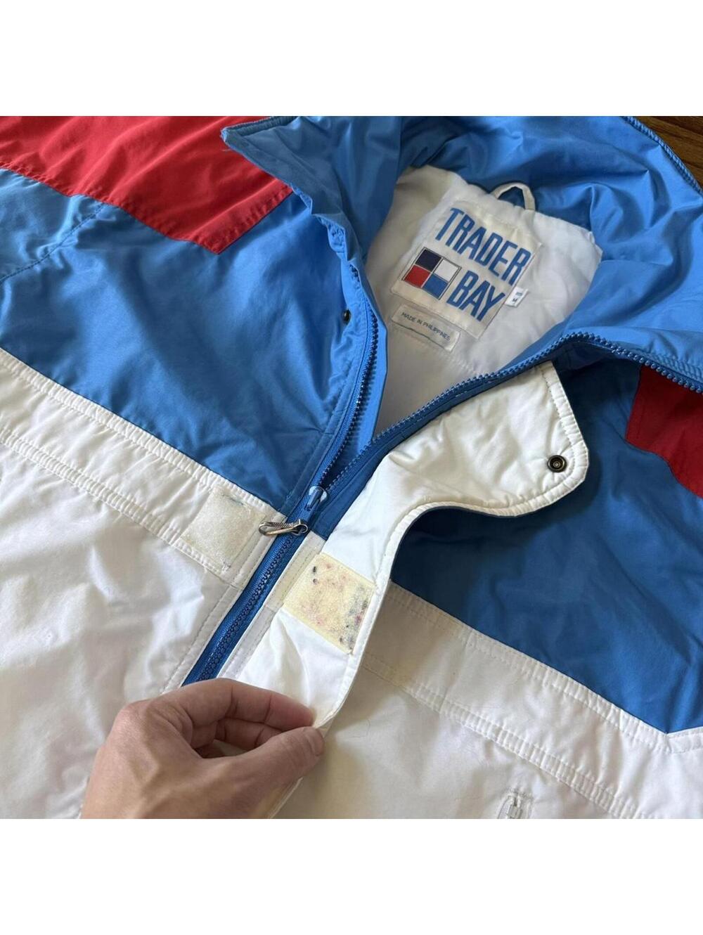 🏁 Vintage Trader Bay Colorblock Ski Jacket — Unisex M - Picture 3 of 8